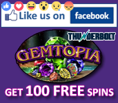 Like The PlayCasino.co.a Facebook page and Get 50 Free Spins